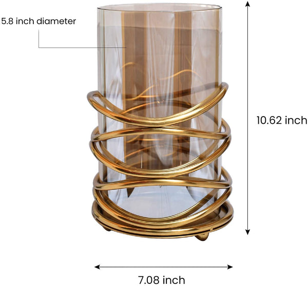 Swirl Design Candle Holder - Decozen