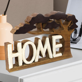 Home Handmade Wooden Sculpture - Decozen