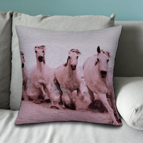 Horse Printed Design Throw Pillow Covers - Decozen