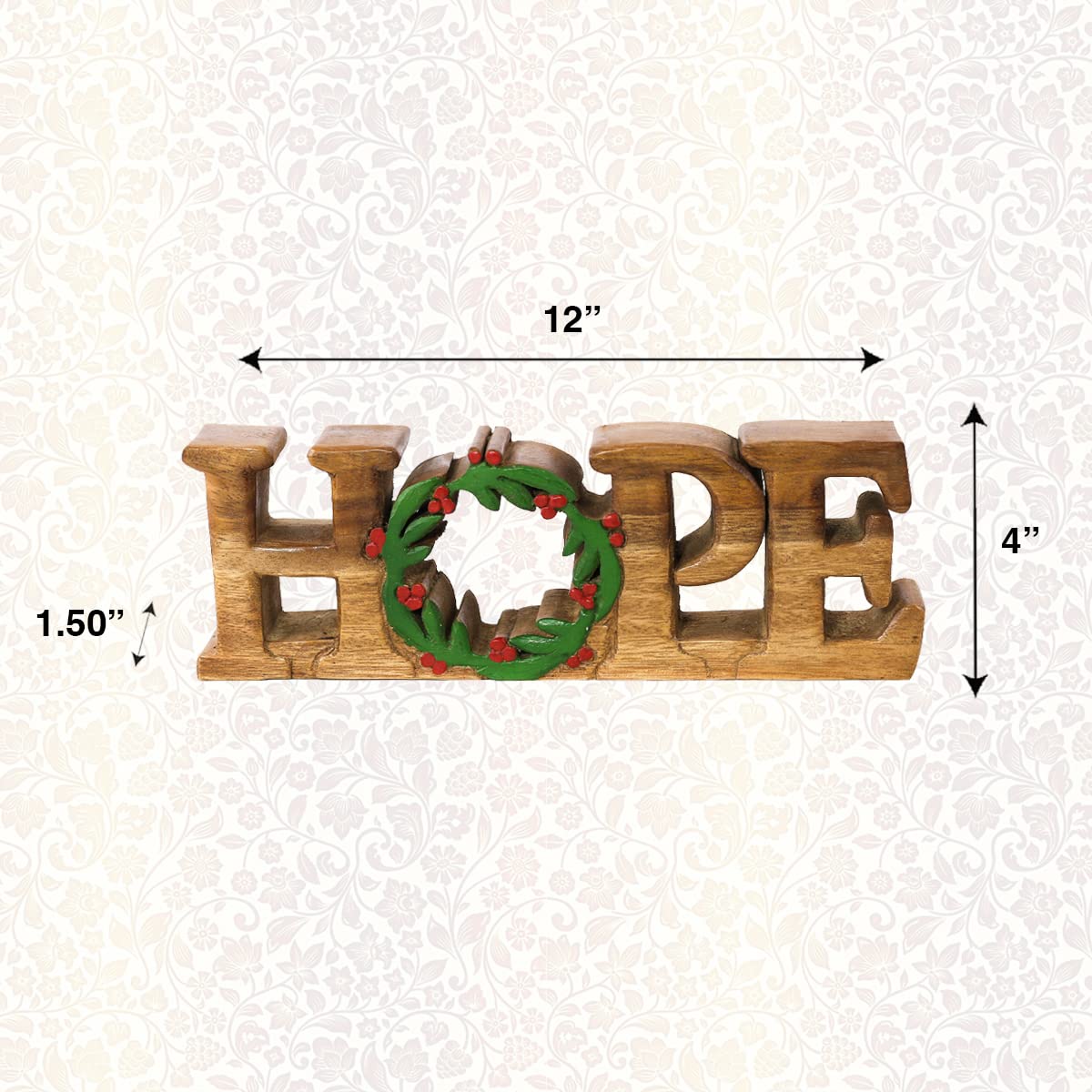 Hope Handmade Wooden Sculpture - Decozen