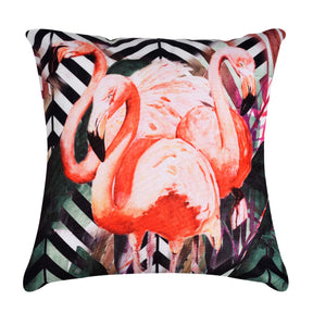 Flamingo Printed Design Throw Pillow Covers - Decozen