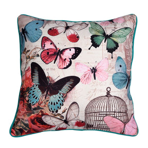 Butterfly Printed Design Throw Pillow Covers - Decozen