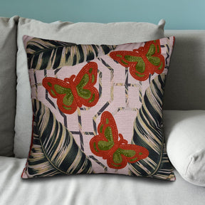 Butterfly Printed Design Throw Pillow Covers - Decozen