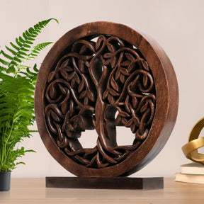 Travilah Tree of Life Wooden Sculpture - Large - Decozen