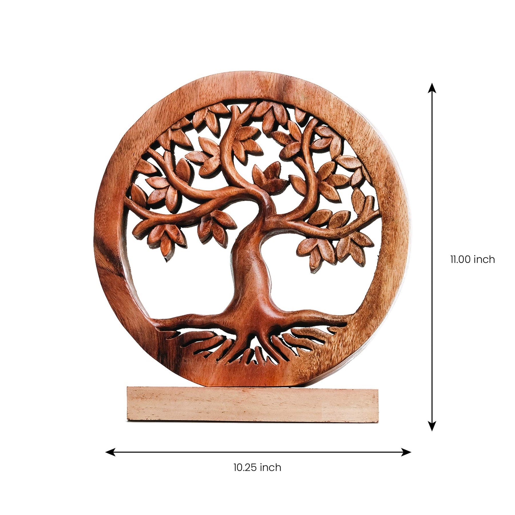 Libarid Tree of Life Wooden Sculpture - Medium - Decozen