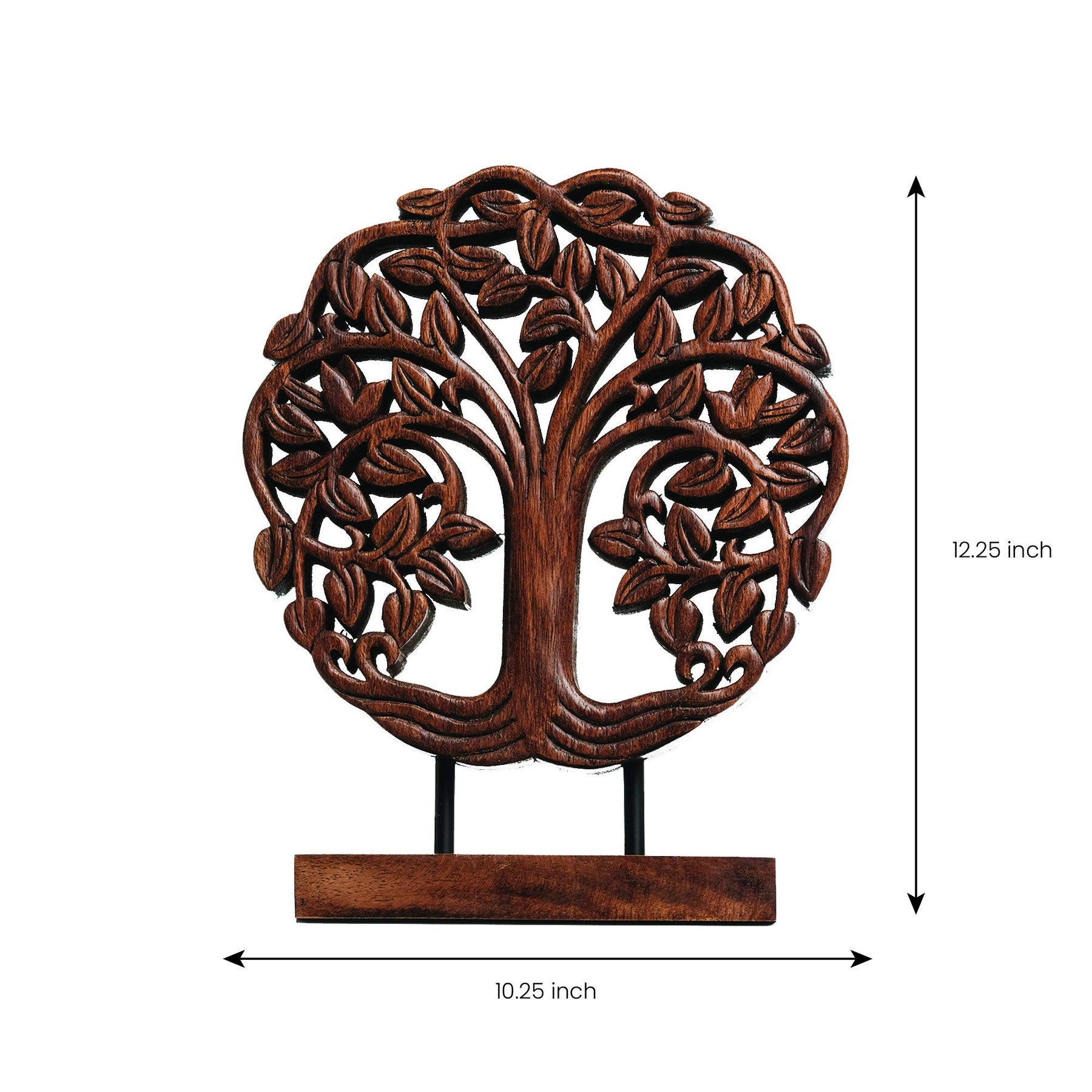 Trezevant Tree of Life Wooden Sculpture - Medium