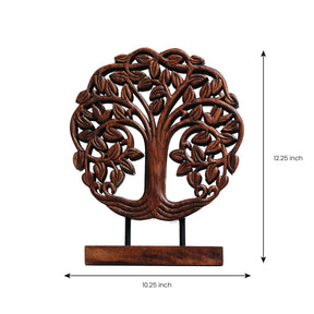 Trezevant Tree of Life Wooden Sculpture - Medium