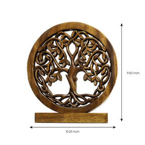 Travilah Tree of Life Wooden Sculpture - Medium