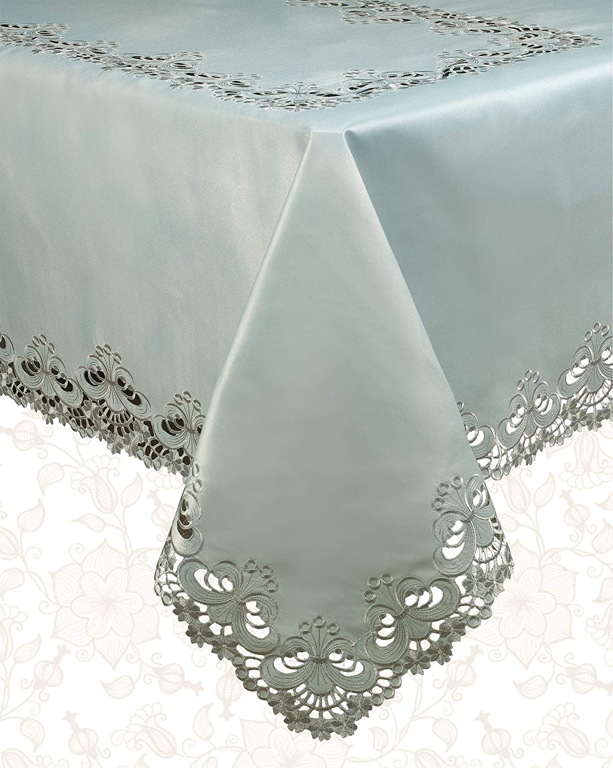 Gray Table Runner - Creola Collection - Decozen