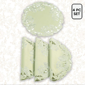 Light Green Table Runner - Daulton Collection - Decozen