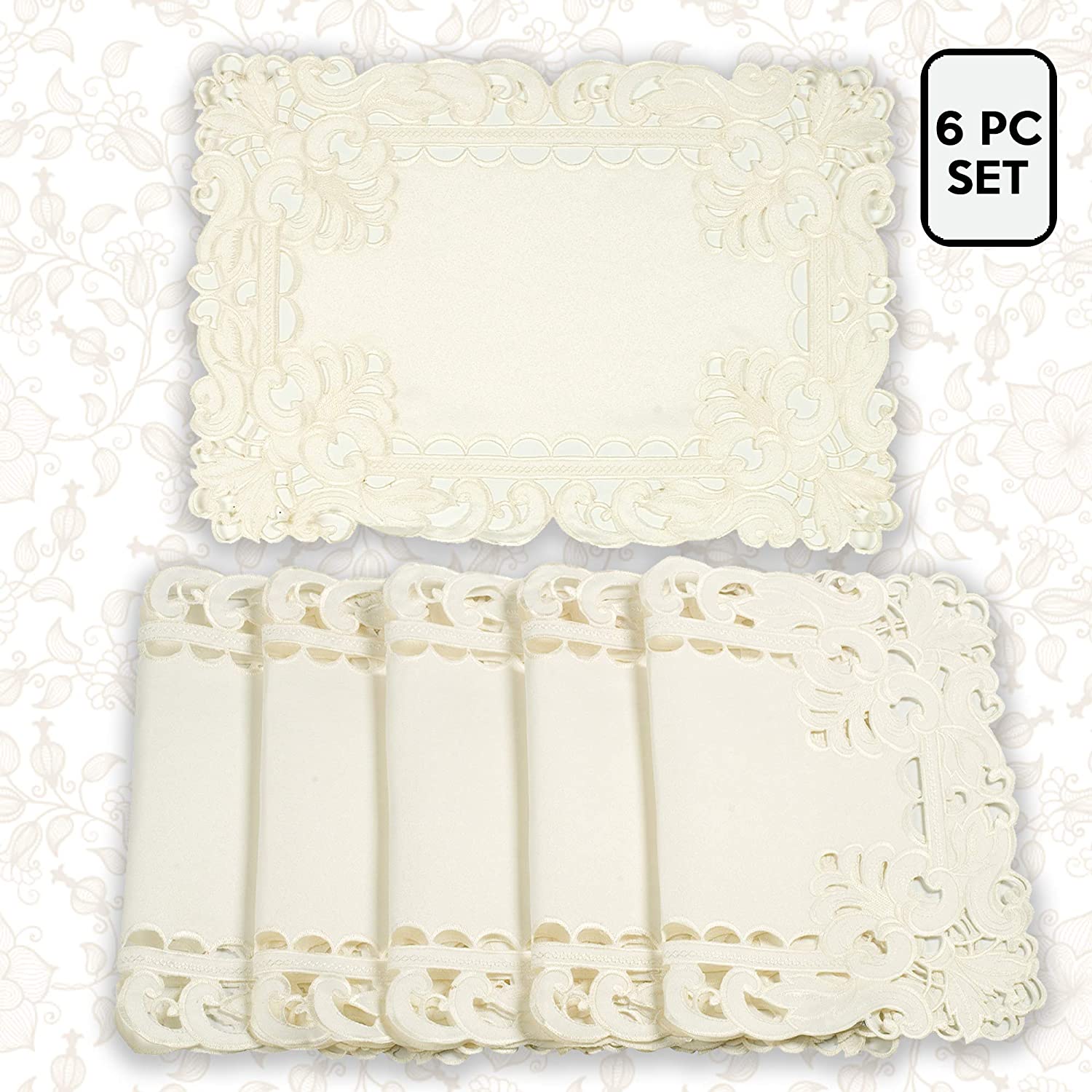 Beige Table Runner - Damarcus Collection - Decozen