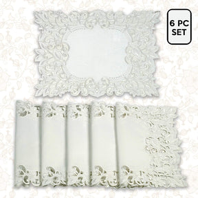 Stylish White Table Linens - Decozen