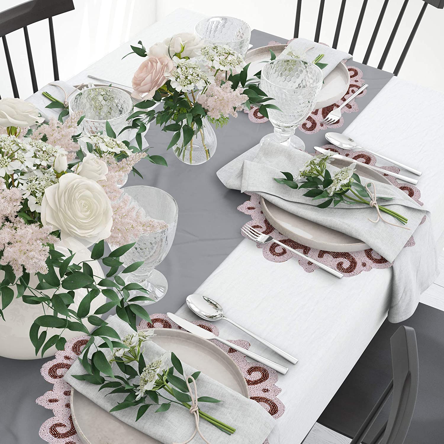 The Arvilla Beaded Placemats