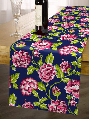 Printed Table Runner - Blue - Decozen