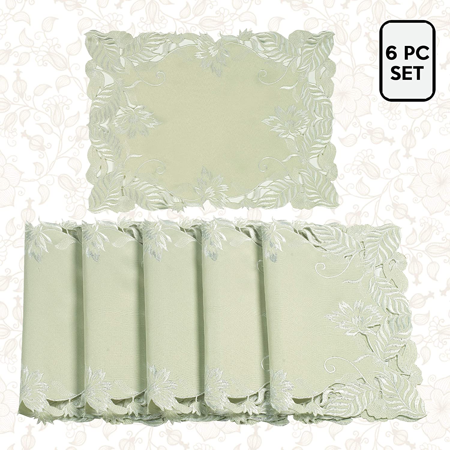 Light Green Table Runner - Daulton Collection - Decozen