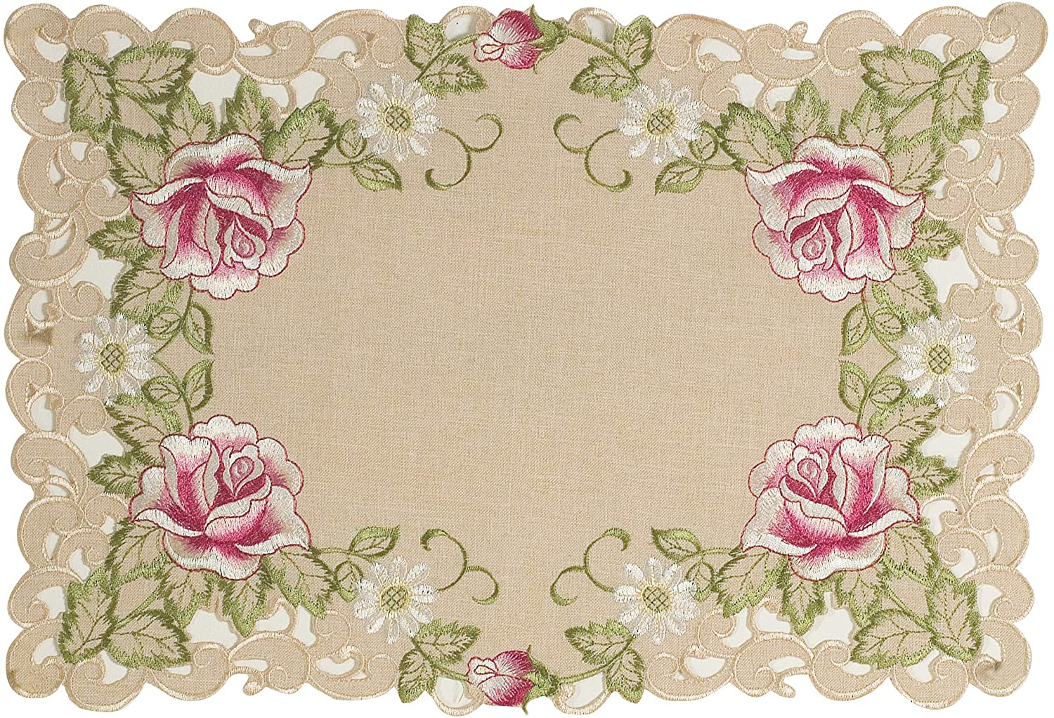 Placemats with European Embroidery - Set of 6 - Decozen