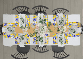 Floral Design Cork Backed Placemats - Decozen