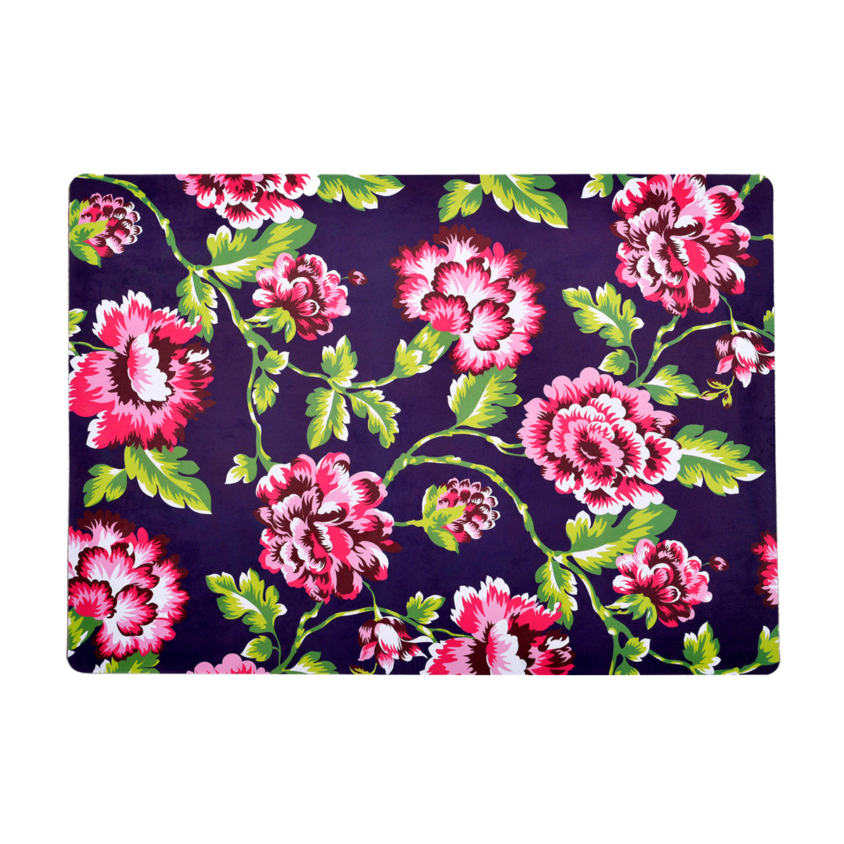 Floral Design Cork Backed Placemats - Decozen