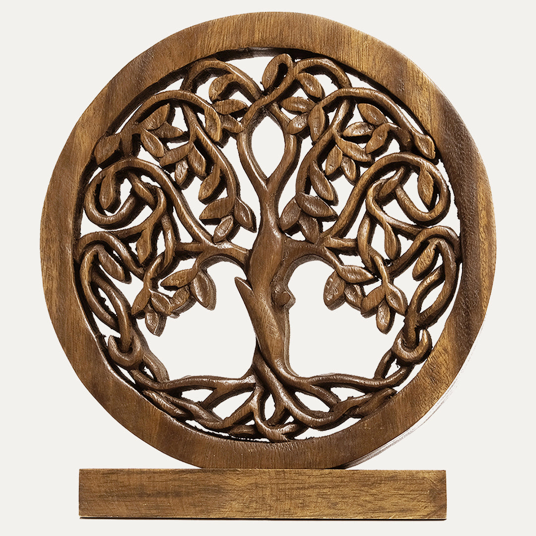 Tree of Life Handmade Wooden Sculpture - Decozen