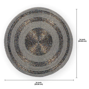 The Vaiga Beaded Placemats