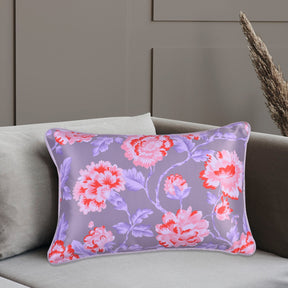 Floral Printed Throw Pillow Covers - 14 x 20 Inches - Decozen