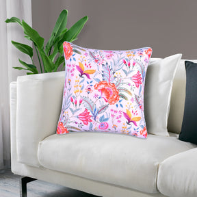 Floral Printed Throw Pillow Covers - 20 x 20 Inches - Decozen