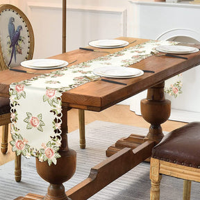 Beige Table Runner - Bryton Collection - Decozen