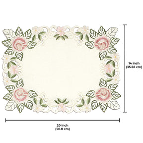 Beige Table Runner - Bryton Collection - Decozen