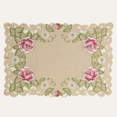 Beige Table Placemats - Docia Collection - Decozen