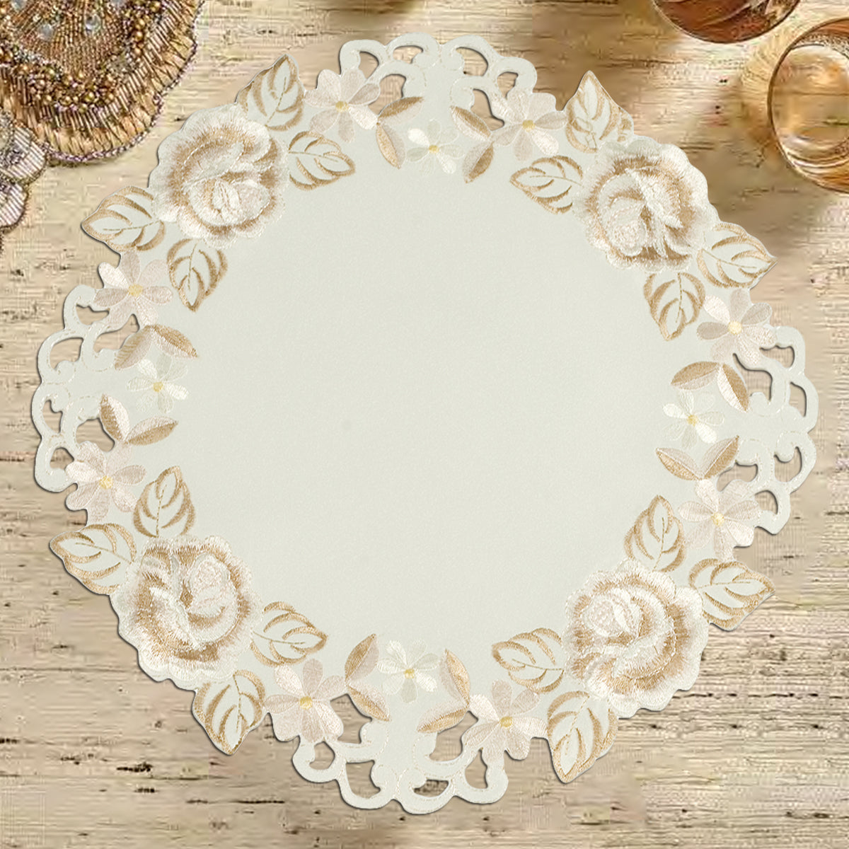 Beige Table Placemats - Dayse Collection - Decozen