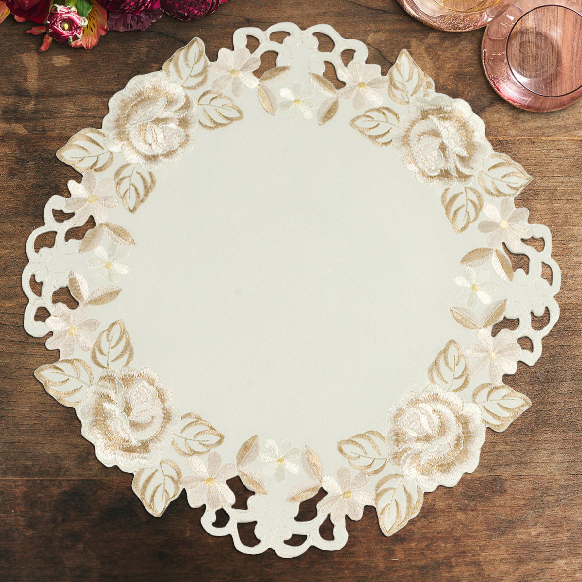 Beige Table Placemats - Dayse Collection - Decozen