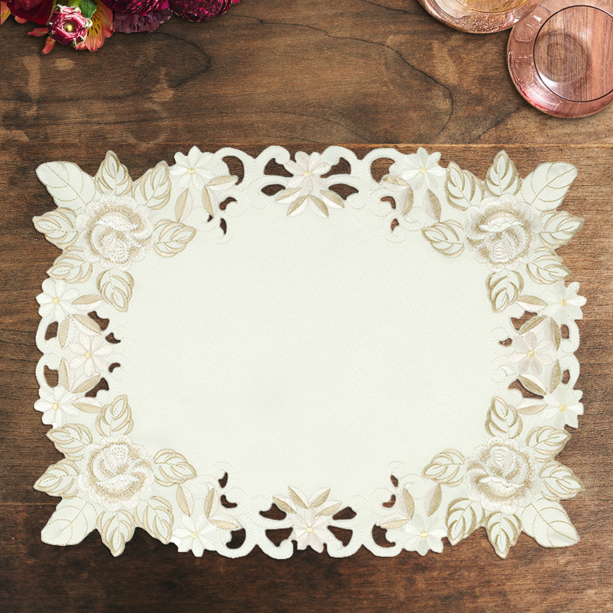 Beige Table Placemats - Dayse Collection - Decozen