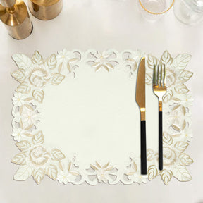 Beige Table Placemats - Dayse Collection - Decozen