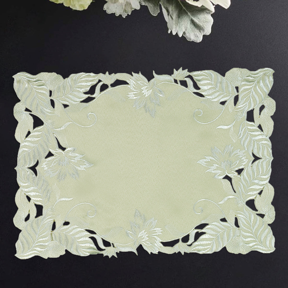 Light Green Table Runner - Daulton Collection - Decozen