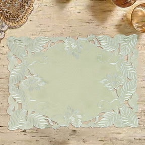 Light Green Table Placemats - Daulton Collection - Decozen