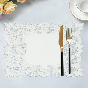 White Table Runner - Darvin Collection