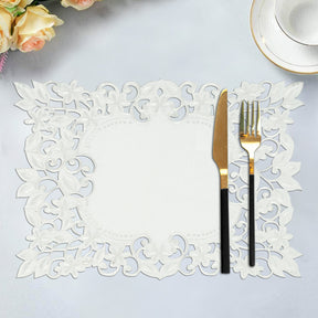 White Table Placemats - Darvin Collection