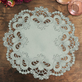 Gray Table Runner - Creola Collection - Decozen