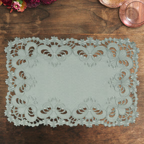 Gray Table Runner - Creola Collection - Decozen