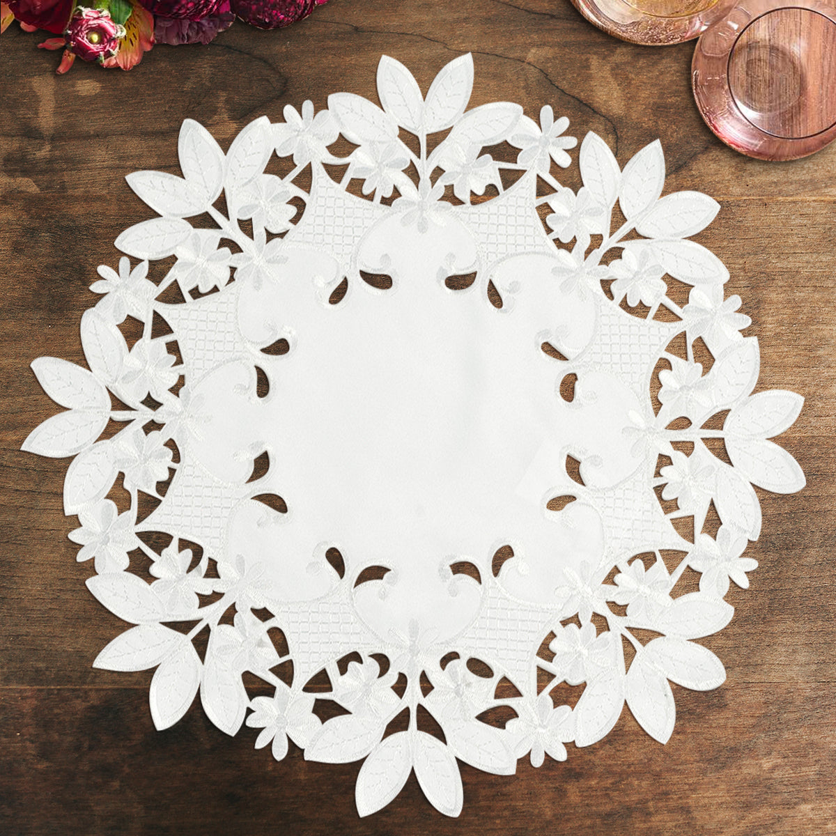 White Table Placemats - Deandra Collection