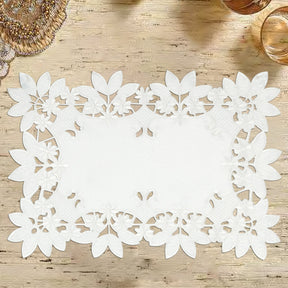 White Table Placemats - Deandra Collection