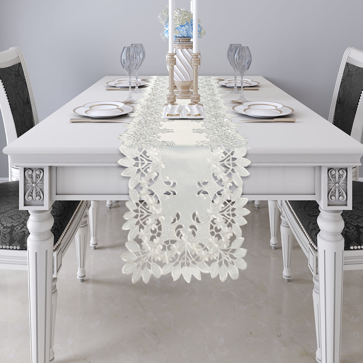 White Table Placemats - Deandra Collection