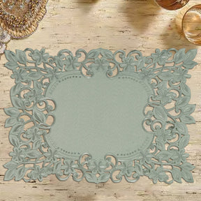 Gray Table Cover - Alvina Collection - Decozen