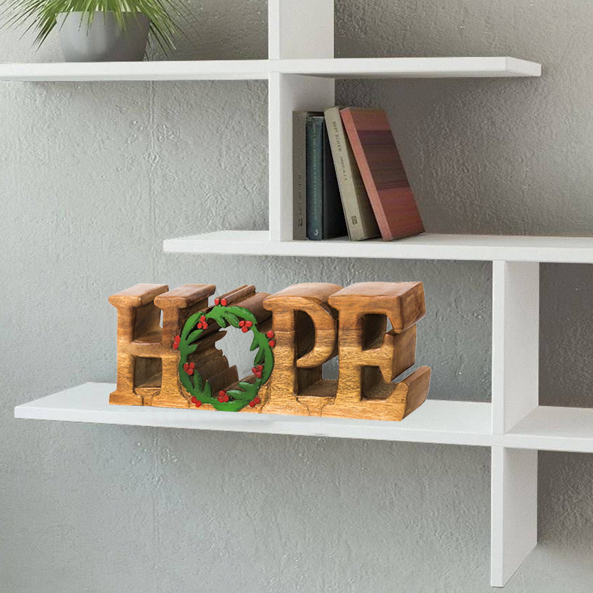 Hope Handmade Wooden Sculpture - Decozen