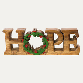 Hope Handmade Wooden Sculpture - Decozen