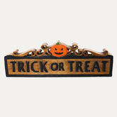 Trick or Treat Handmade Wooden Sculpture - Decozen