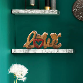 Love Handmade Wooden Sculpture - Decozen