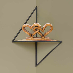 Hearts Handmade Wooden Sculpture - Decozen