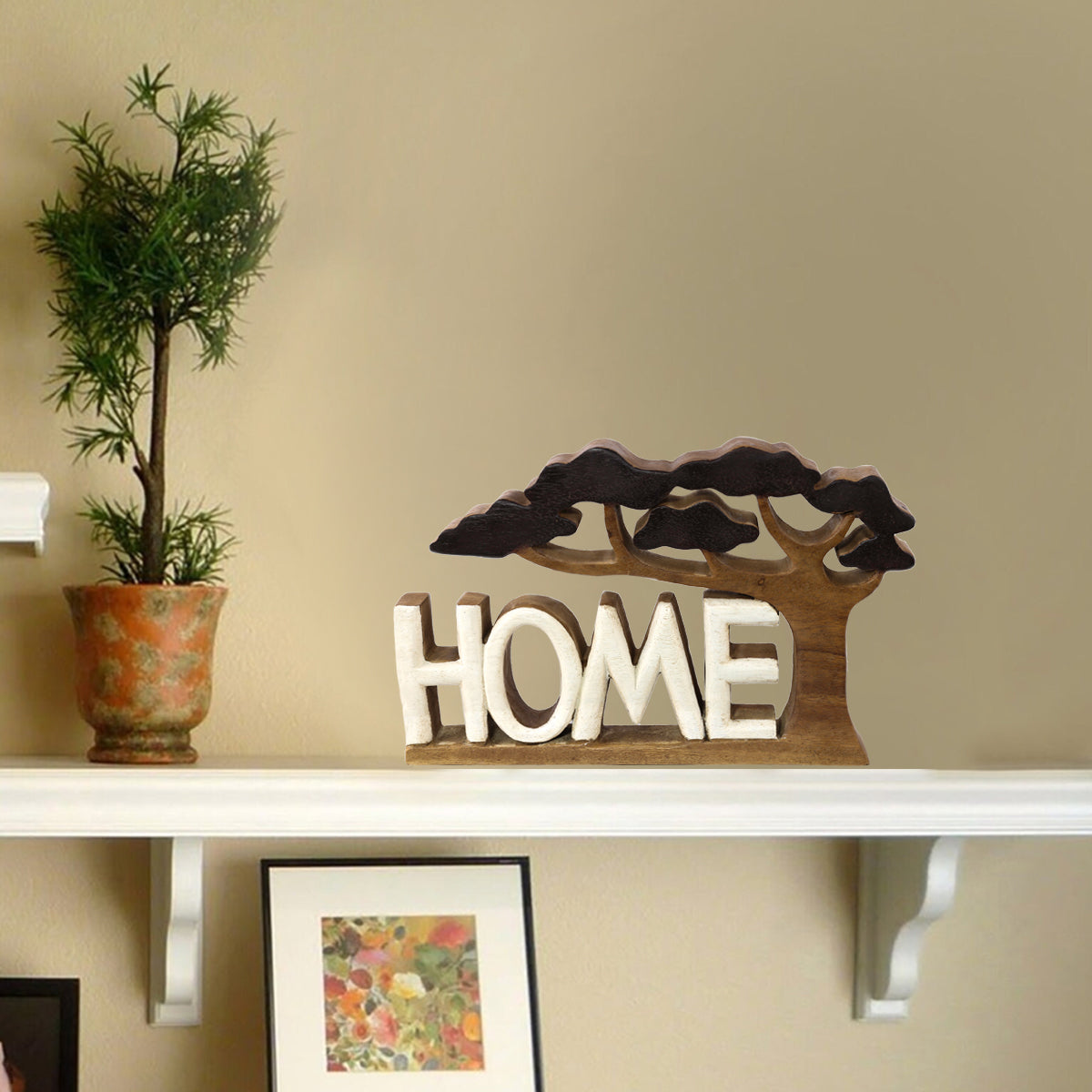 Home Handmade Wooden Sculpture - Decozen