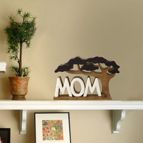 Mom Handmade Wooden Sculpture - Decozen